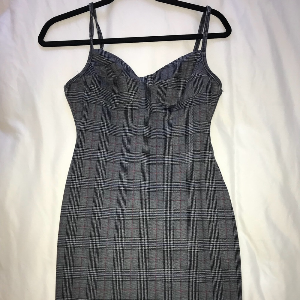 Plaid boutique dress
